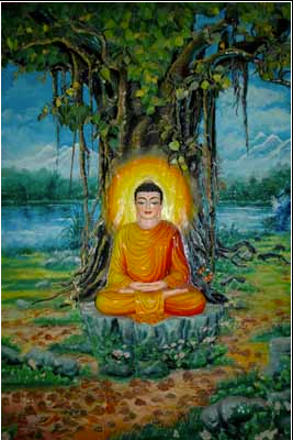 Phù điêu Đức Phật thành đạo