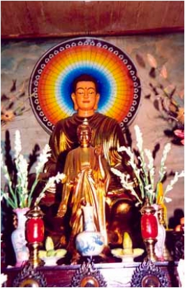 Tượng đức Phật A Di Đà và Thích Ca