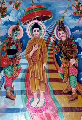 Tranh vẽ sự tích Đức Phật Thích Ca