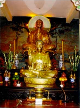 Tượng thờ đức Phật Thích Ca Và A Di Đà